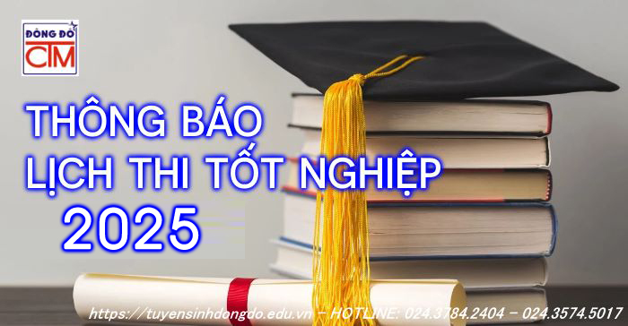 Thông báo lịch thi tốt nghiệp 2025